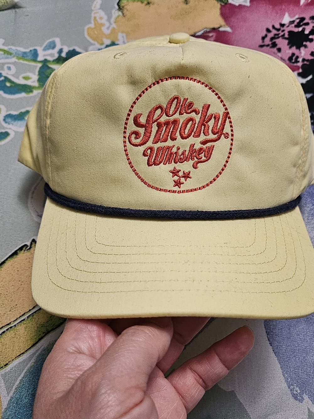 Yellow Rope-Front Cap